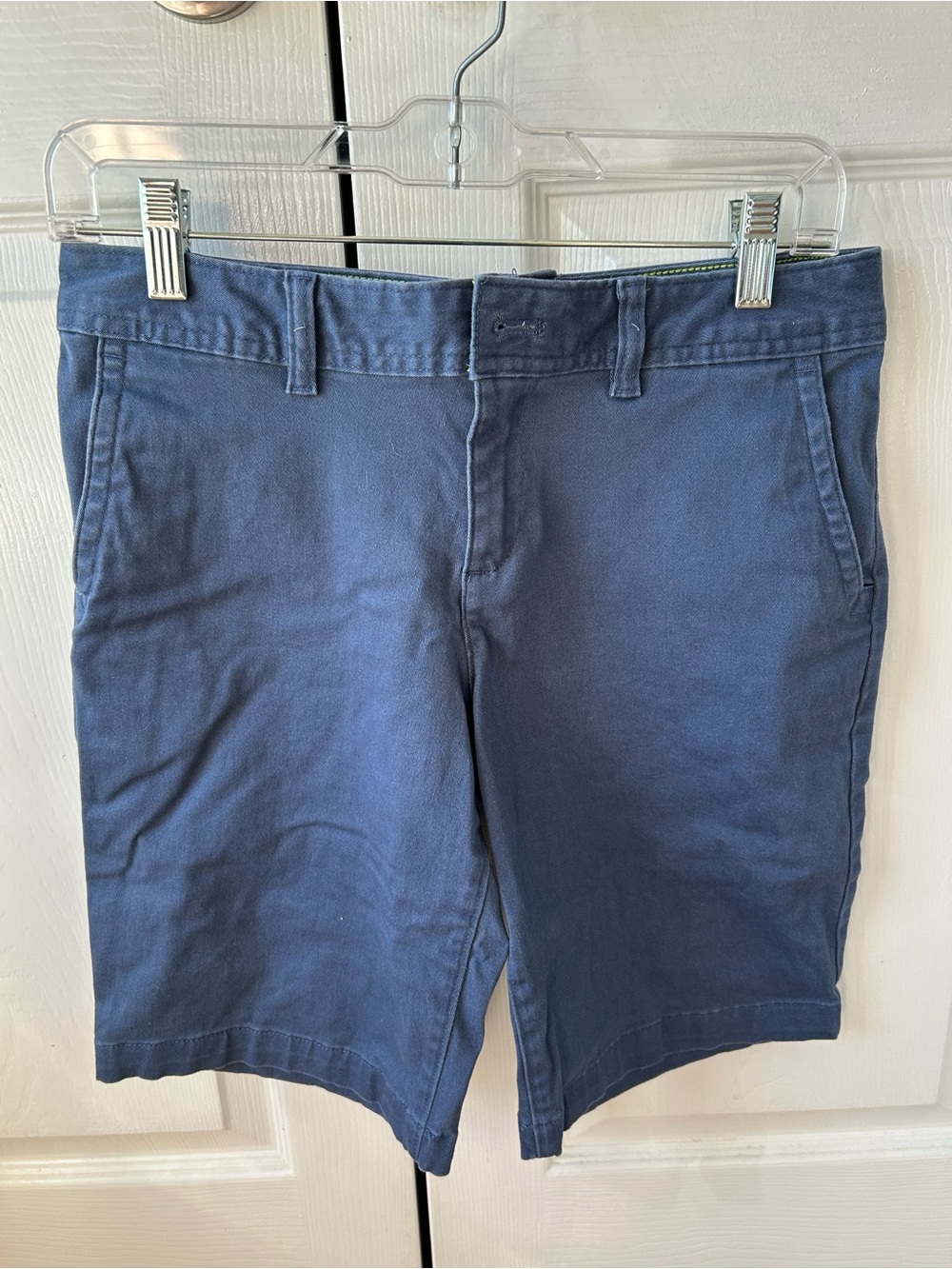 Eddie Bauer Womens’ Navy Cotton Blend Shorts